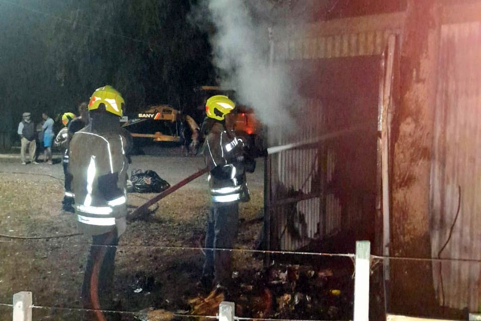 Los bomberos sofocaron rápidamente el siniestro.
