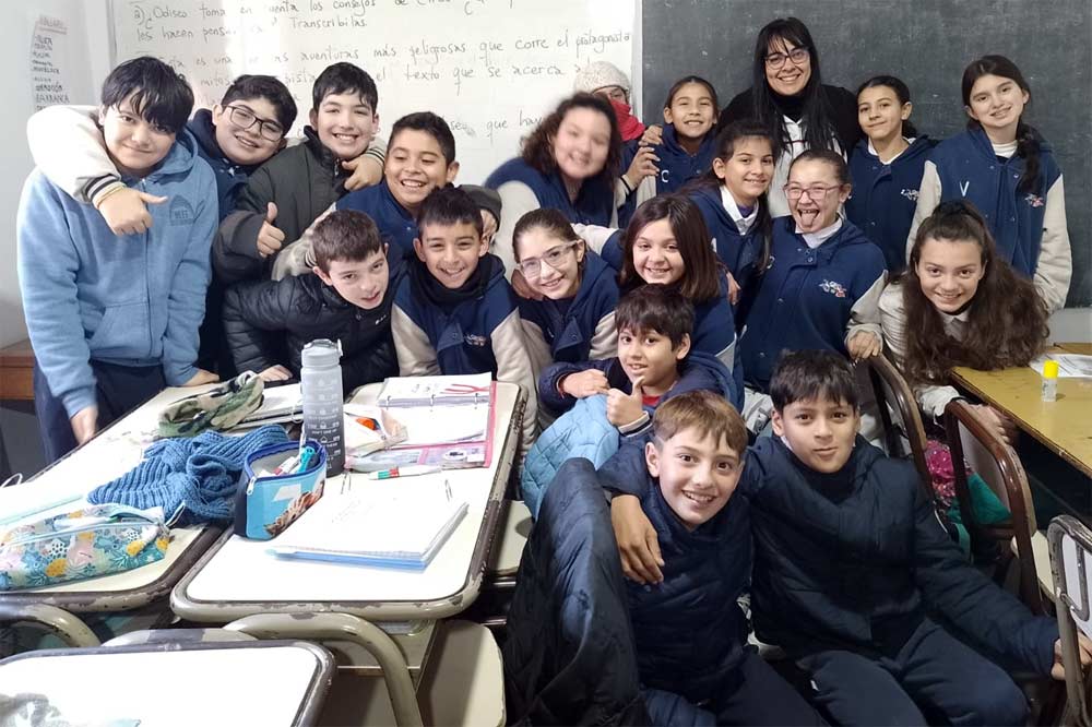 Guiados por la docente Marina Correa, los chicos de Sexto buscan concientizar a sus familias y a la comunidad en general.