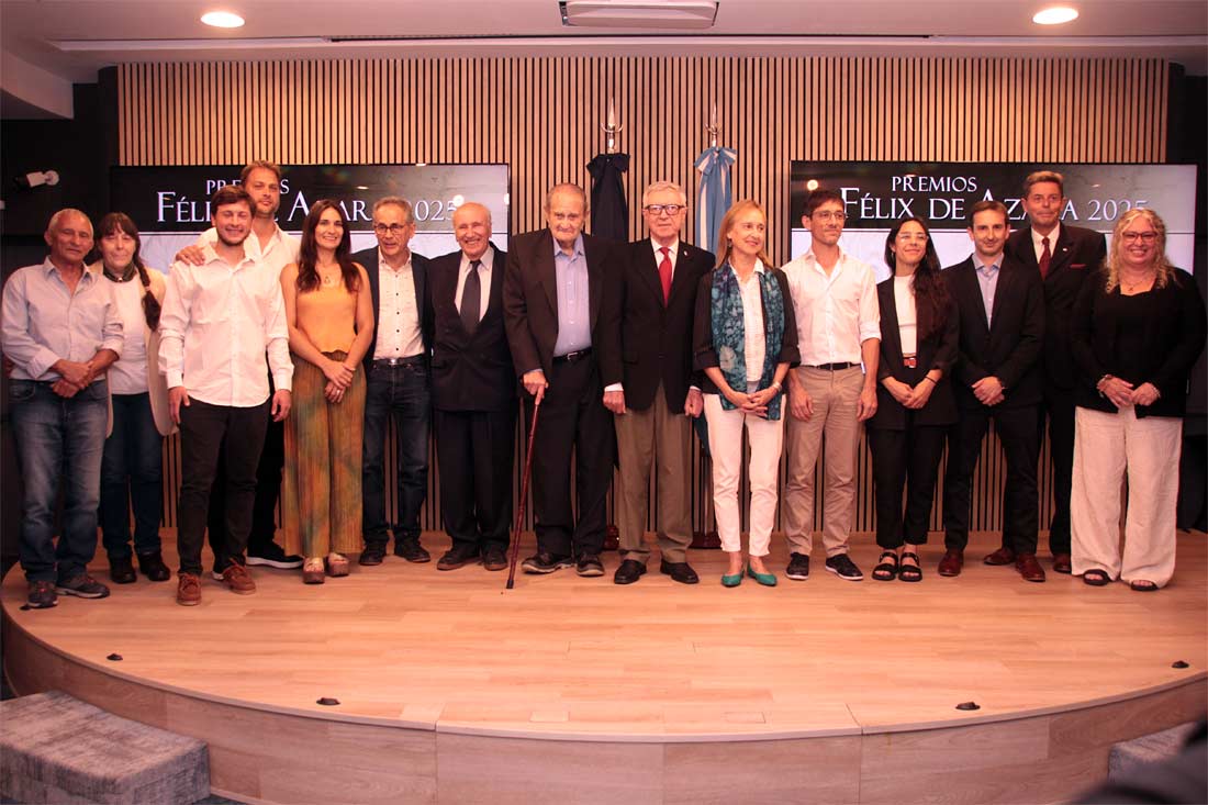 Todos los ganadores del premio Félix de Azara 2025.