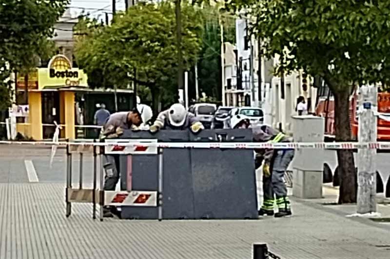 El personal de Edesur llegó a las 16 hs.