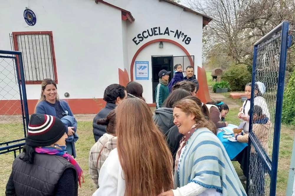 El evento congregó a la comunidad educativa de la Escuela 18.