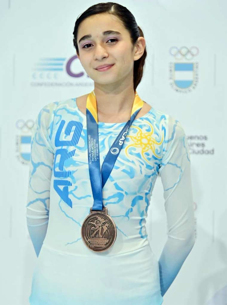 Abril Romero, medalla de bronce.