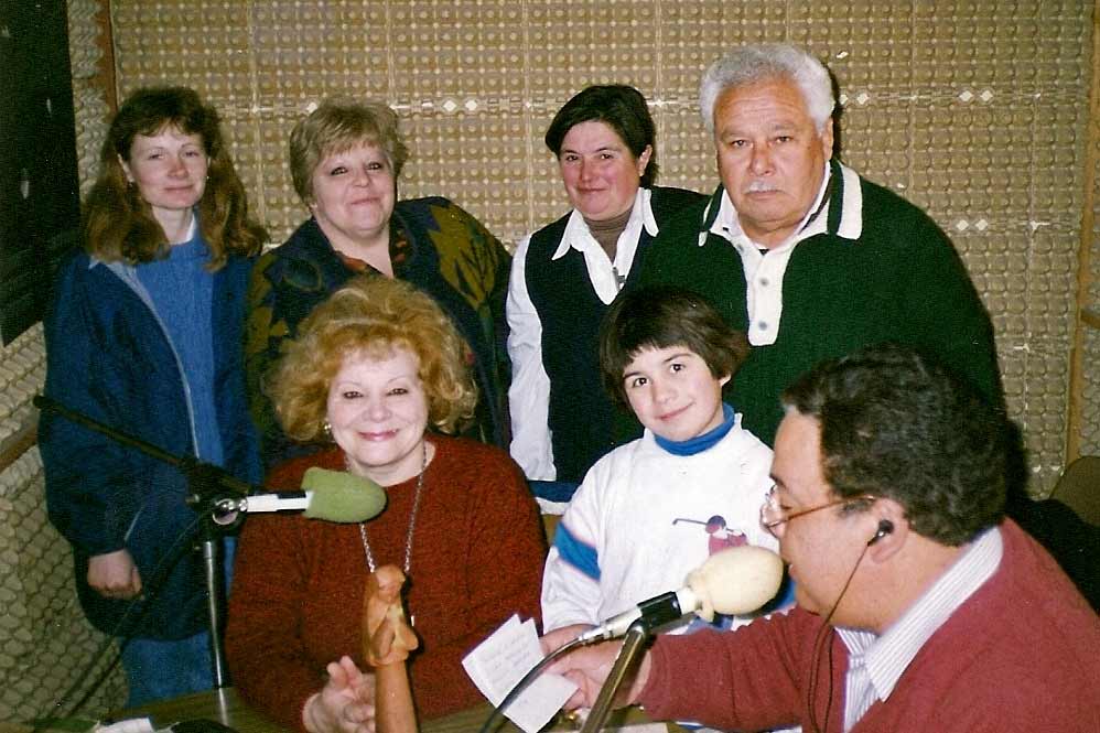 Sorribas, colaboradora del programa Sin fronteras, de Luis Abdo. Foto gentileza Mario Castelló.
