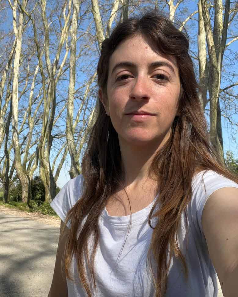 La Ing. Agr. Emilia Martínez, a cargo del censo en la región.