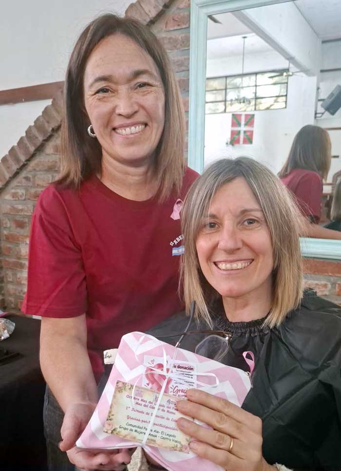 Karina Nuss, a cargo de los cortes.