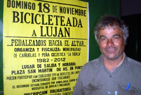 Panchito Rodríguez, de la peña La Tuerca.